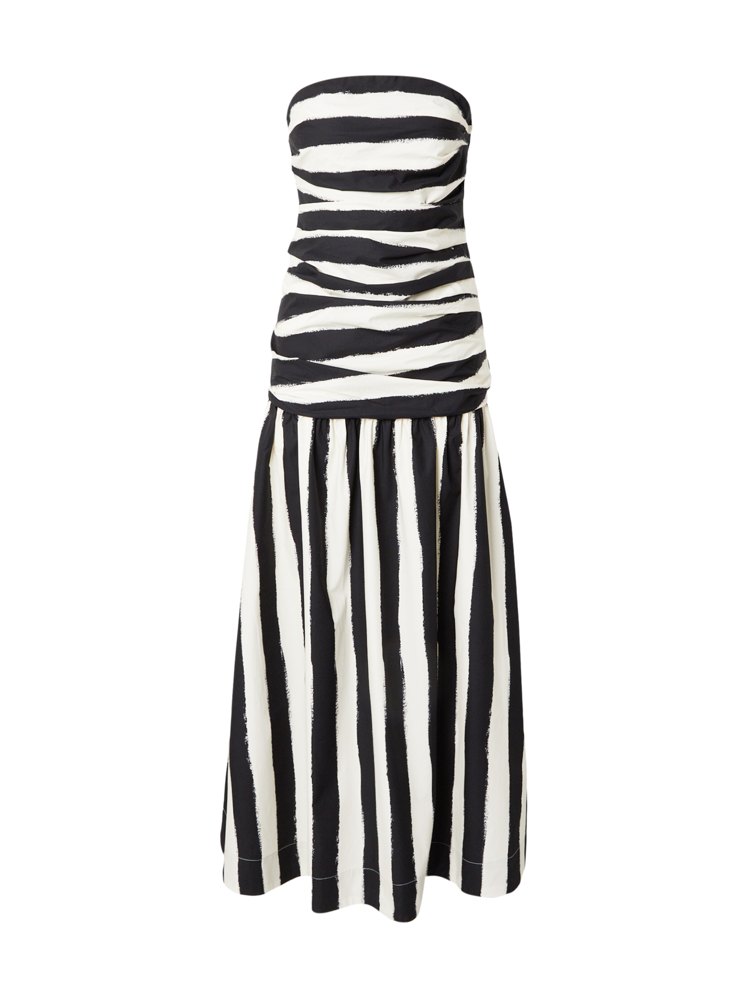 TOPSHOP Kleid 'LISA' in schwarz / weiß, Produktansicht