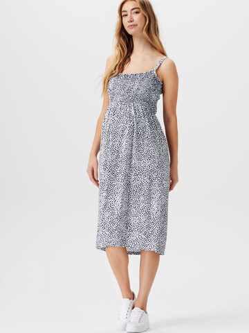 Esprit Maternity Summer Dress in Blue: front