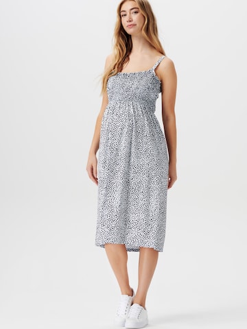 Esprit Maternity Summer Dress in Blue: front