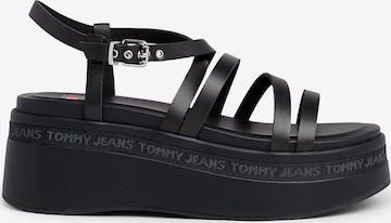 Tommy Jeans Sandale in Schwarz