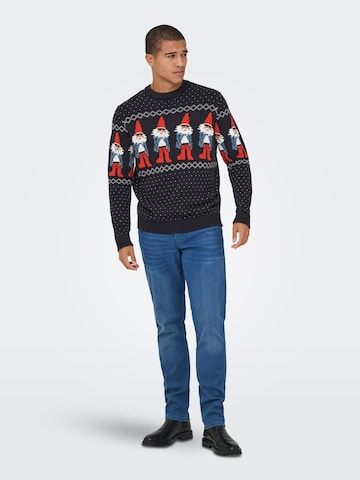 Pull-over 'ONSX-Max' Only & Sons en bleu