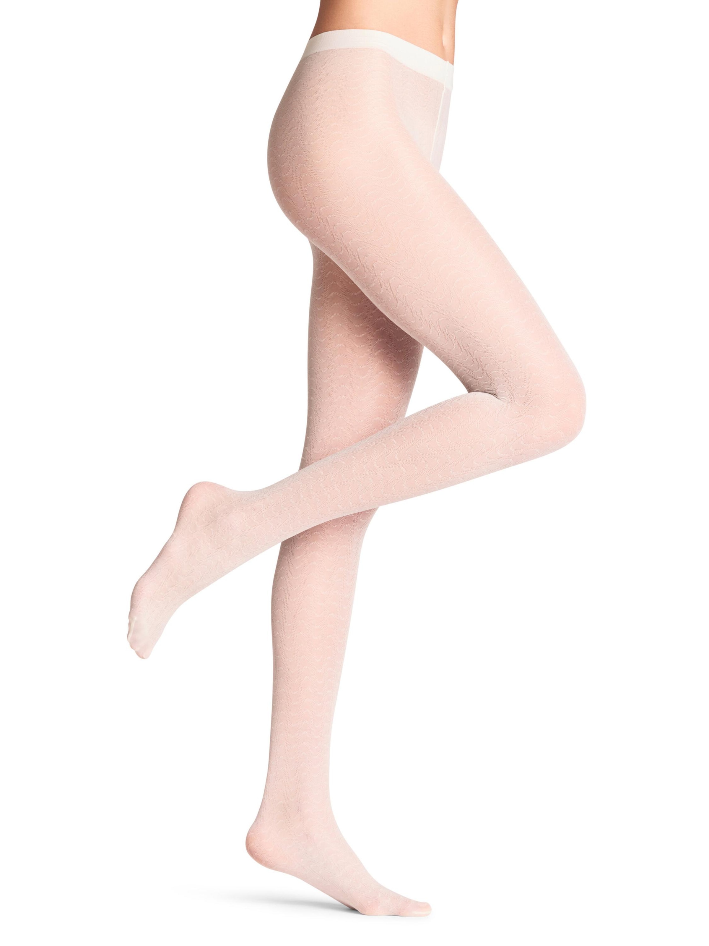 FALKE Tights 'Mystical Wave' in White