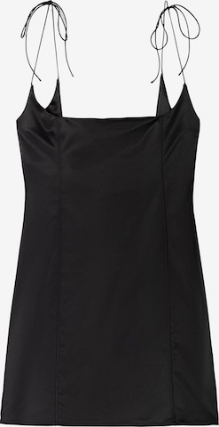 BershkaHaljina - crna boja: prednji dio