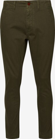 Superdry Slim fit Chino Pants in Green: front