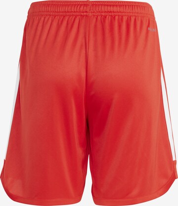 ADIDAS PERFORMANCE Regular Workout Pants in Red