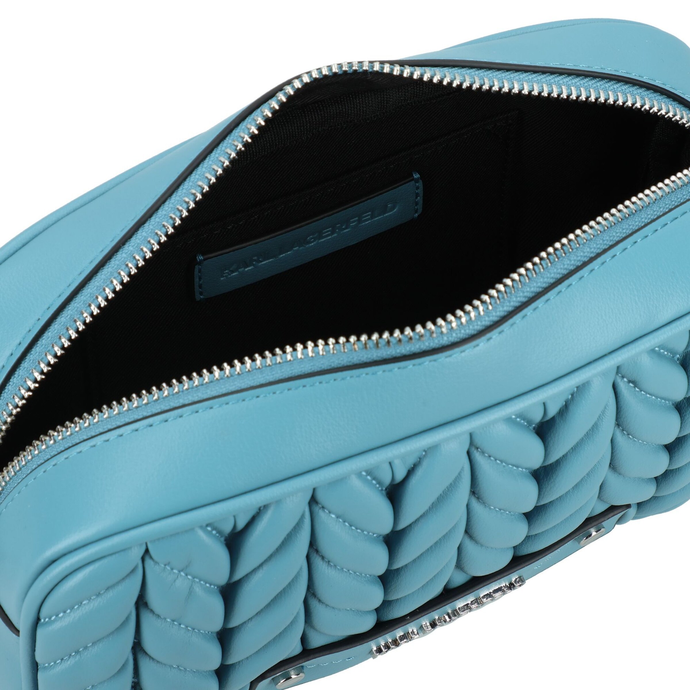 Karl Lagerfeld Umhängetasche 'Behind the Seams' in Blau