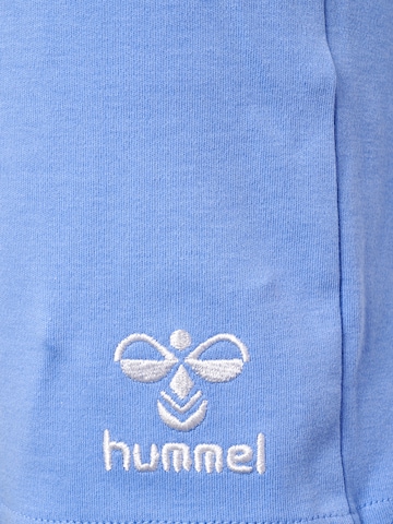 Hummel Regular Workout Pants 'NILLE' in Blue