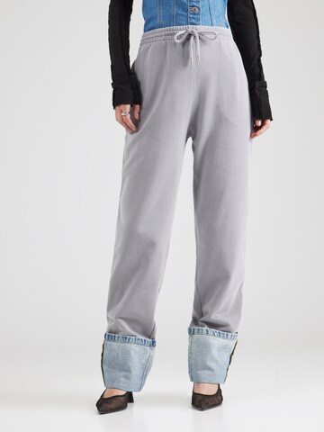 Moschino Jeansregular Hlače - siva boja: prednji dio