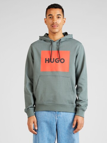 HUGO Red Sweatshirt 'Duratschi' in Green: front