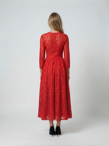 MATSOUR’I Cocktailjurk 'Vicktoria' in Rood