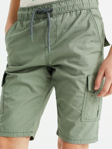 Regular Pantaloni de la WE Fashion pe verde