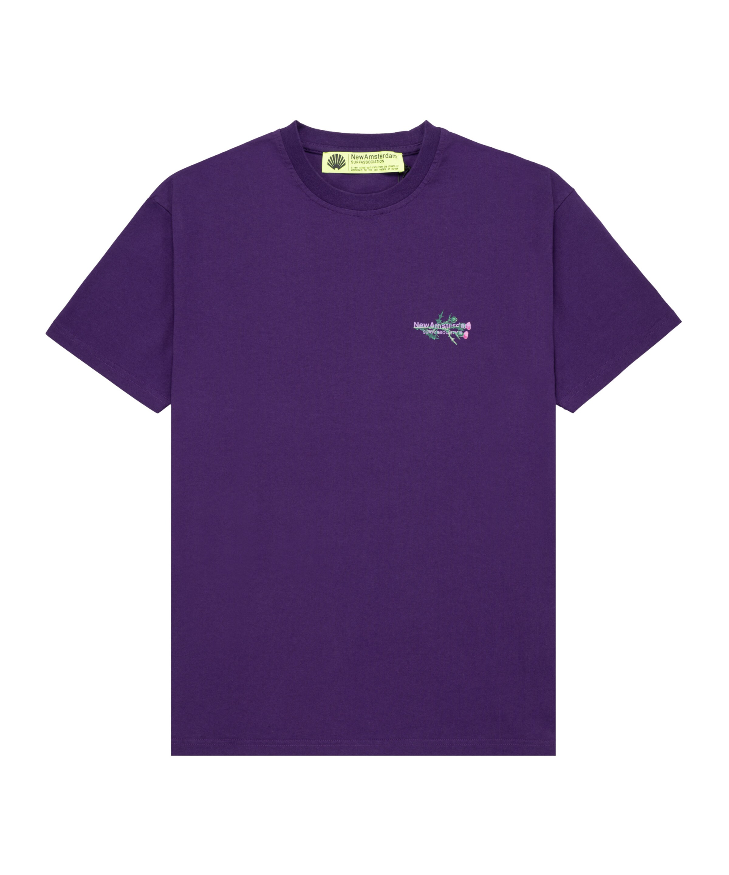 New Amsterdam Surf Association Functioneel shirt in Lila: voorkant