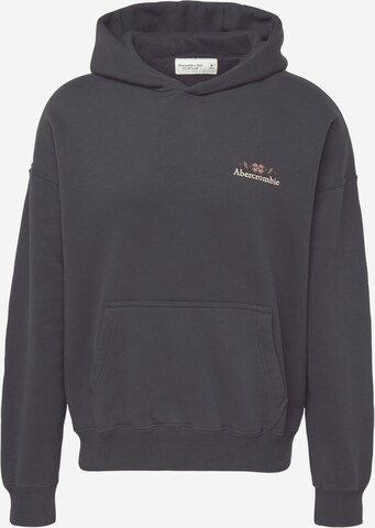 Abercrombie & Fitch Sweatshirt in Zwart: voorkant