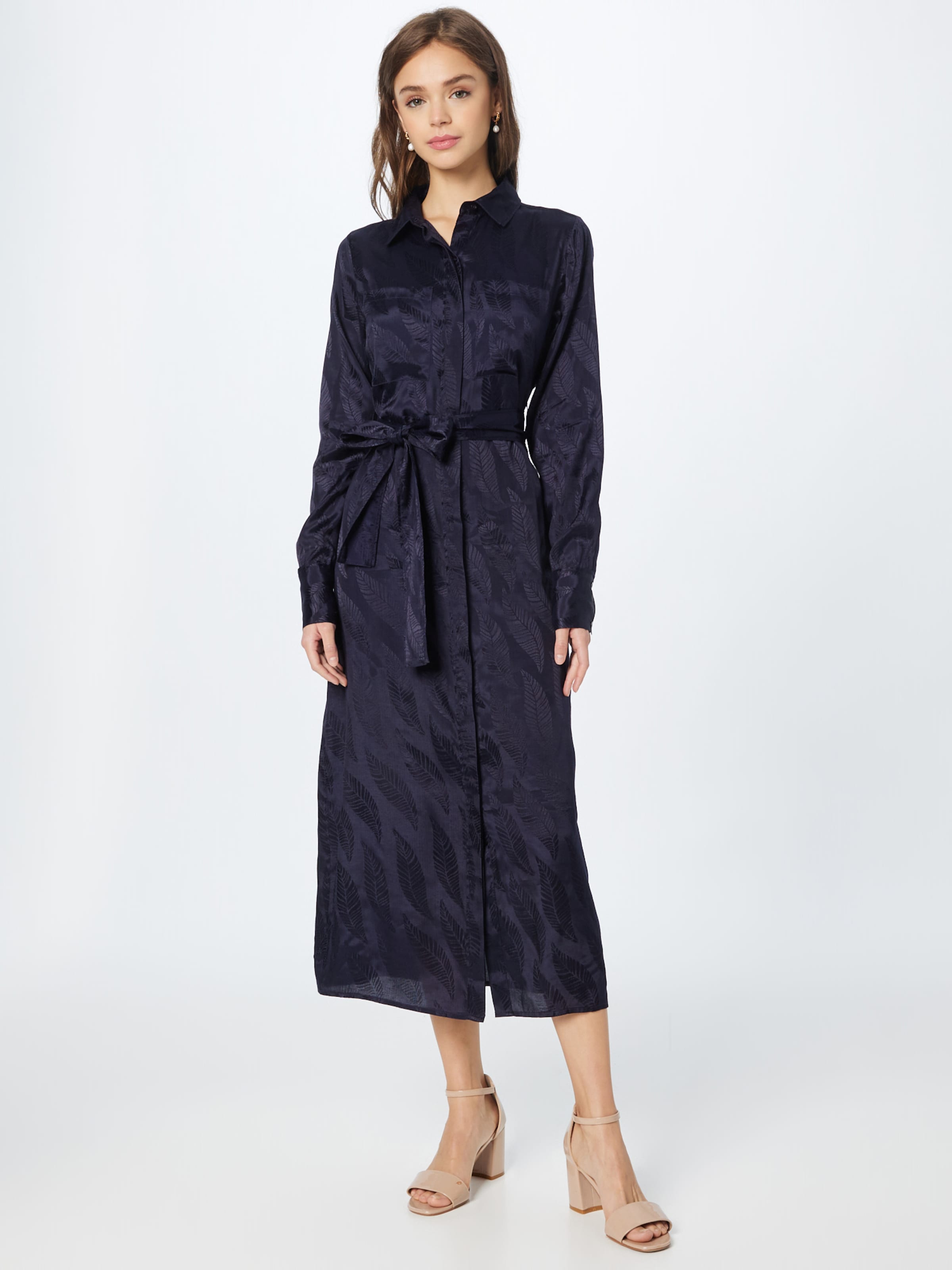 Guido Maria Kretschmer Women Shirt Dress Caroline in Dark Purple