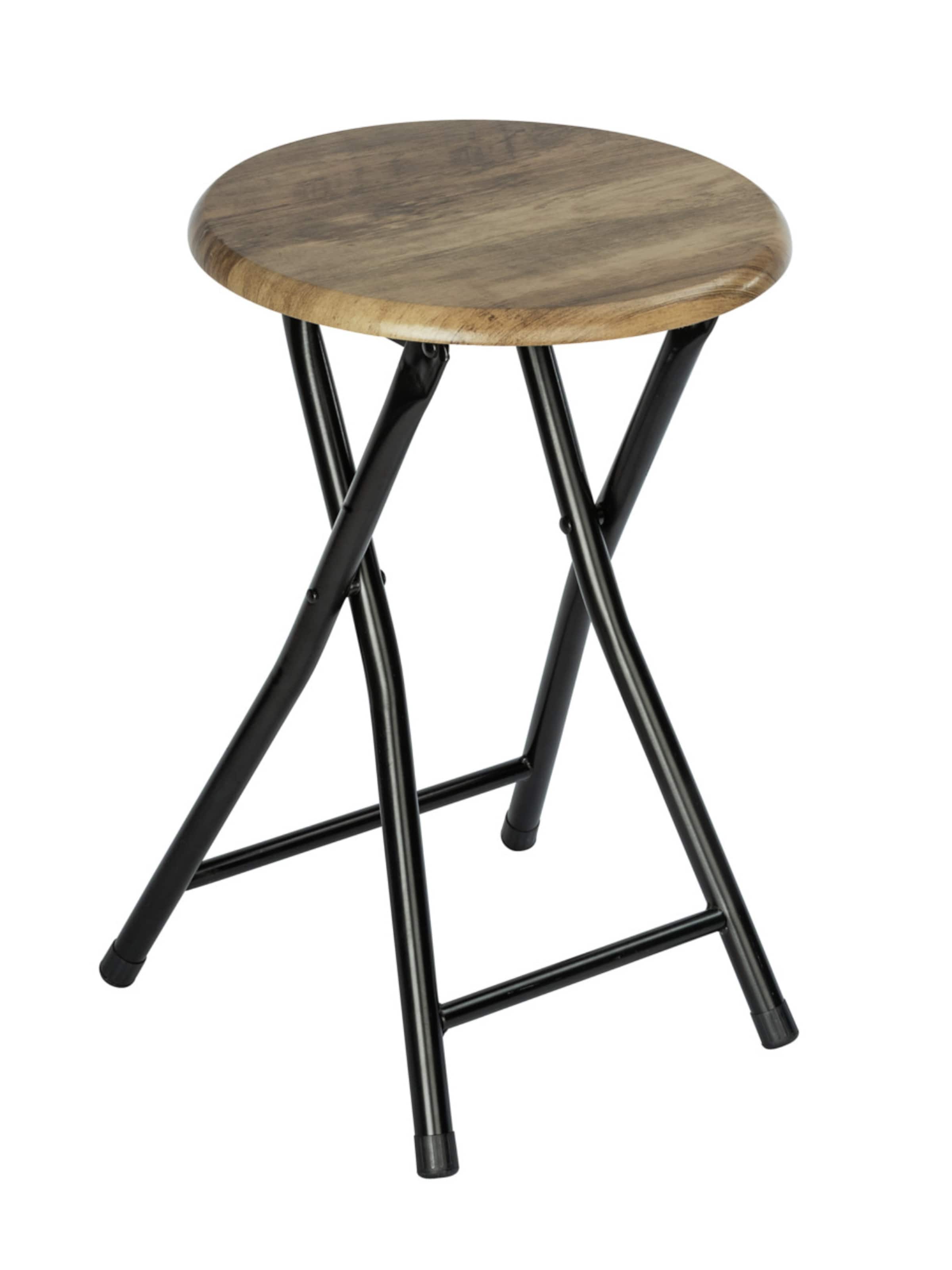 Wenko Hocker 'Forio' in Braun: Vorderseite