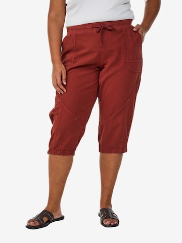 raudona Zizzi Laisvas Kelnės 'Jeasy': priekis