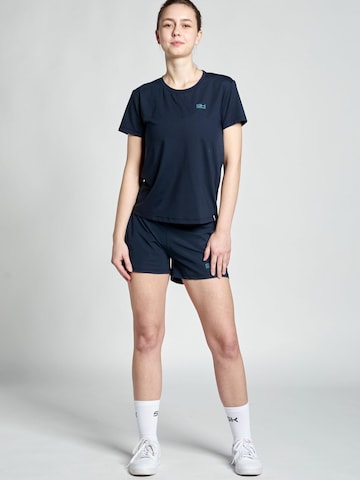SPORTKIND Performance shirt 'Loose Fit Short Sleeve Shirt' in Blue