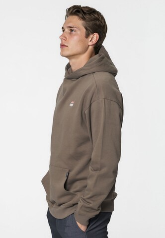 Sweat-shirt 'Creme De La Creme' Kleinigkeit en marron