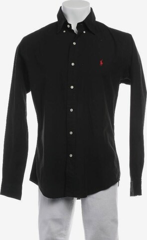 Lauren Ralph Lauren Freizeithemd / Shirt / Polohemd langarm M in Schwarz: predná strana