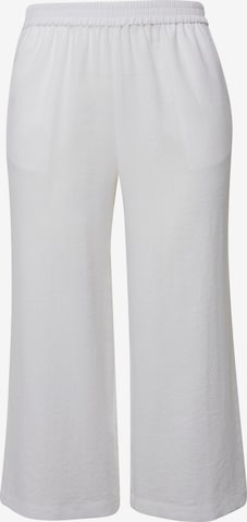 Pantalon Ulla Popken en blanc : devant