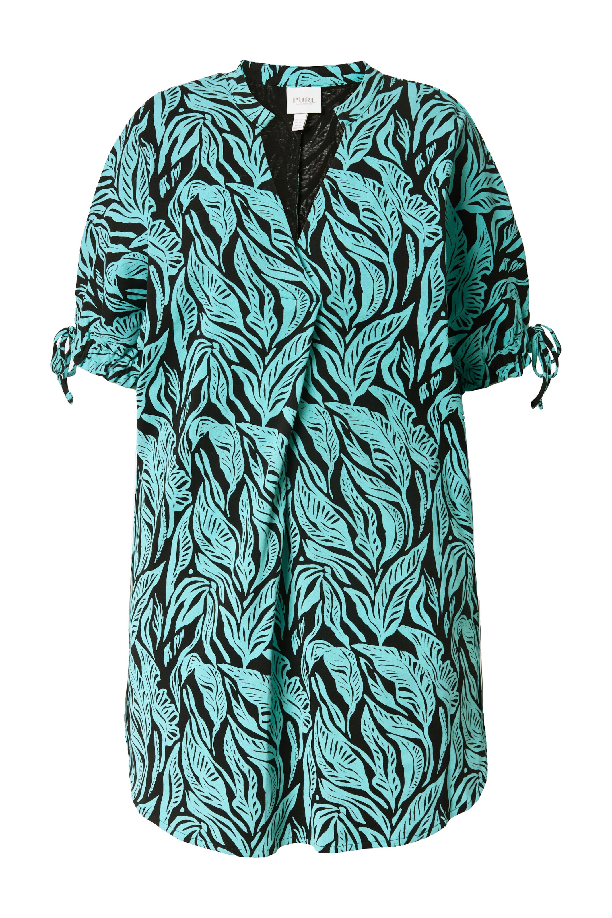 Ulla Popken Blouse in Zwart: voorkant