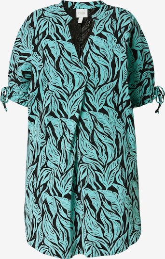 Ulla Popken Pusero värissä turkoosi / musta, Tuotenäkymä