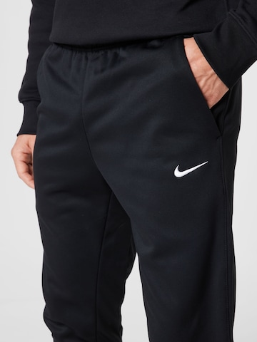 NIKE Tapered Sportsbukser i sort