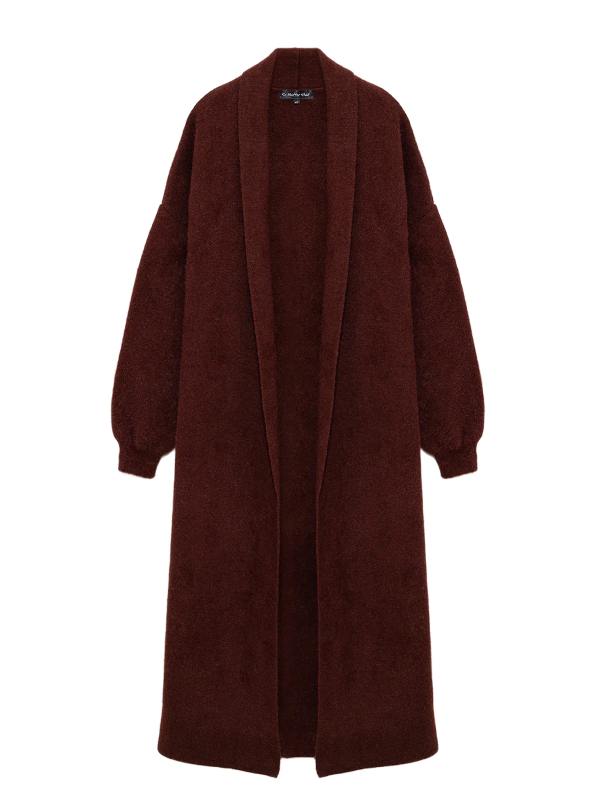 No Matter What Strickjacke in Braun: Vorderseite