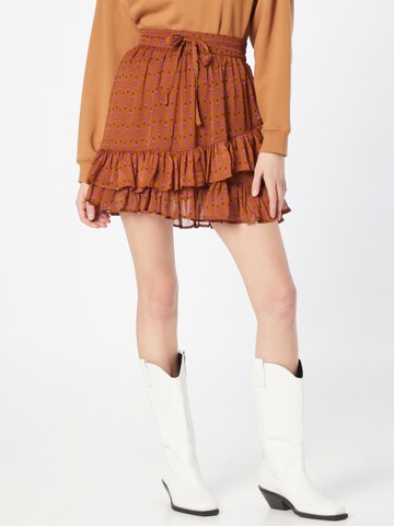 JDY Skirt 'OFELIA' in Brown: front