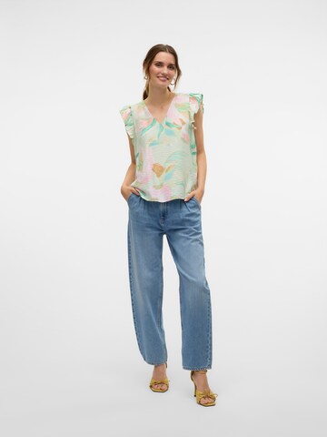 VERO MODA Bluzka 'VMJOSIE' w kolorze zielony