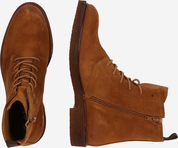 Bianco Lace-up boot 'BIAERIK' in Brown