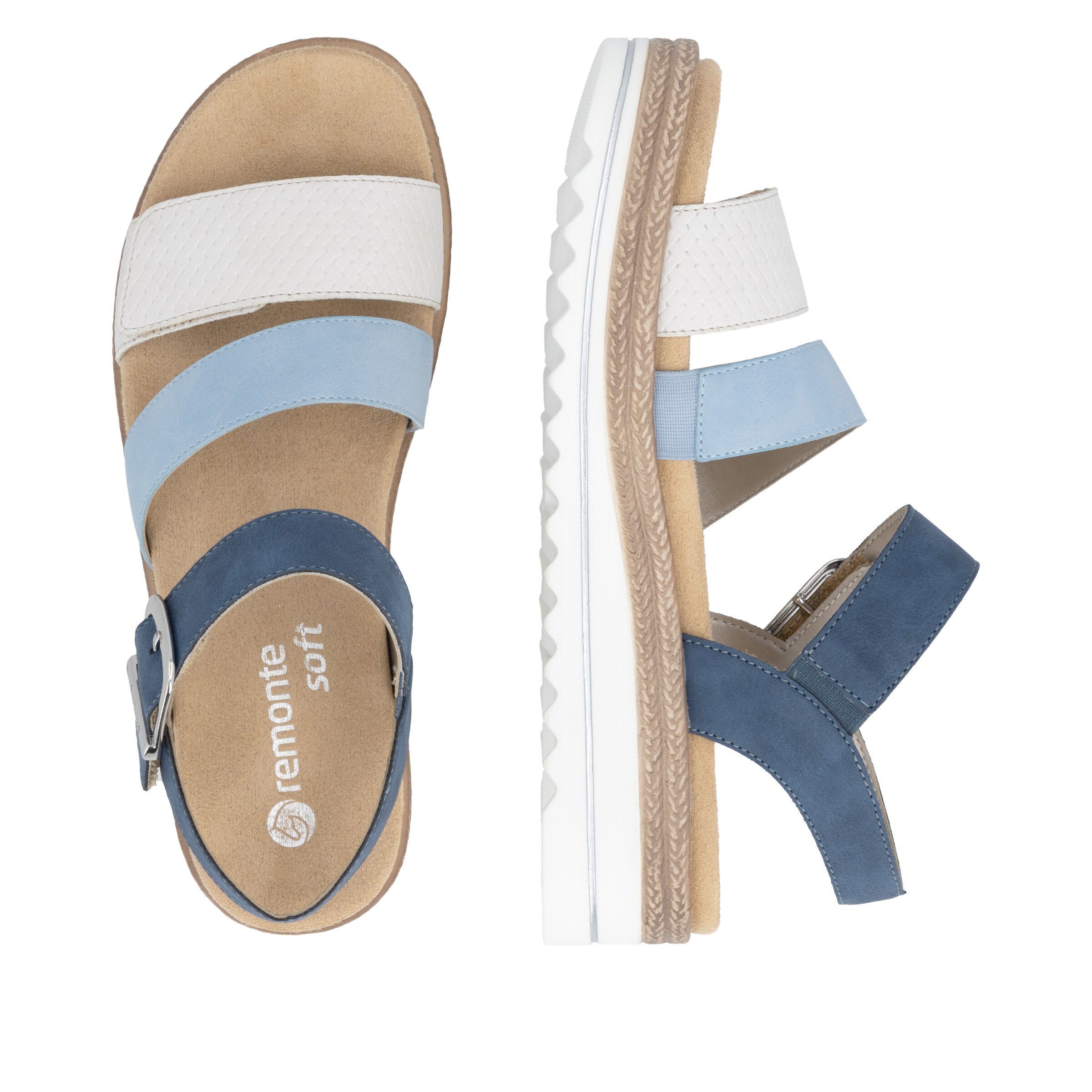 REMONTE Sandals in Blue