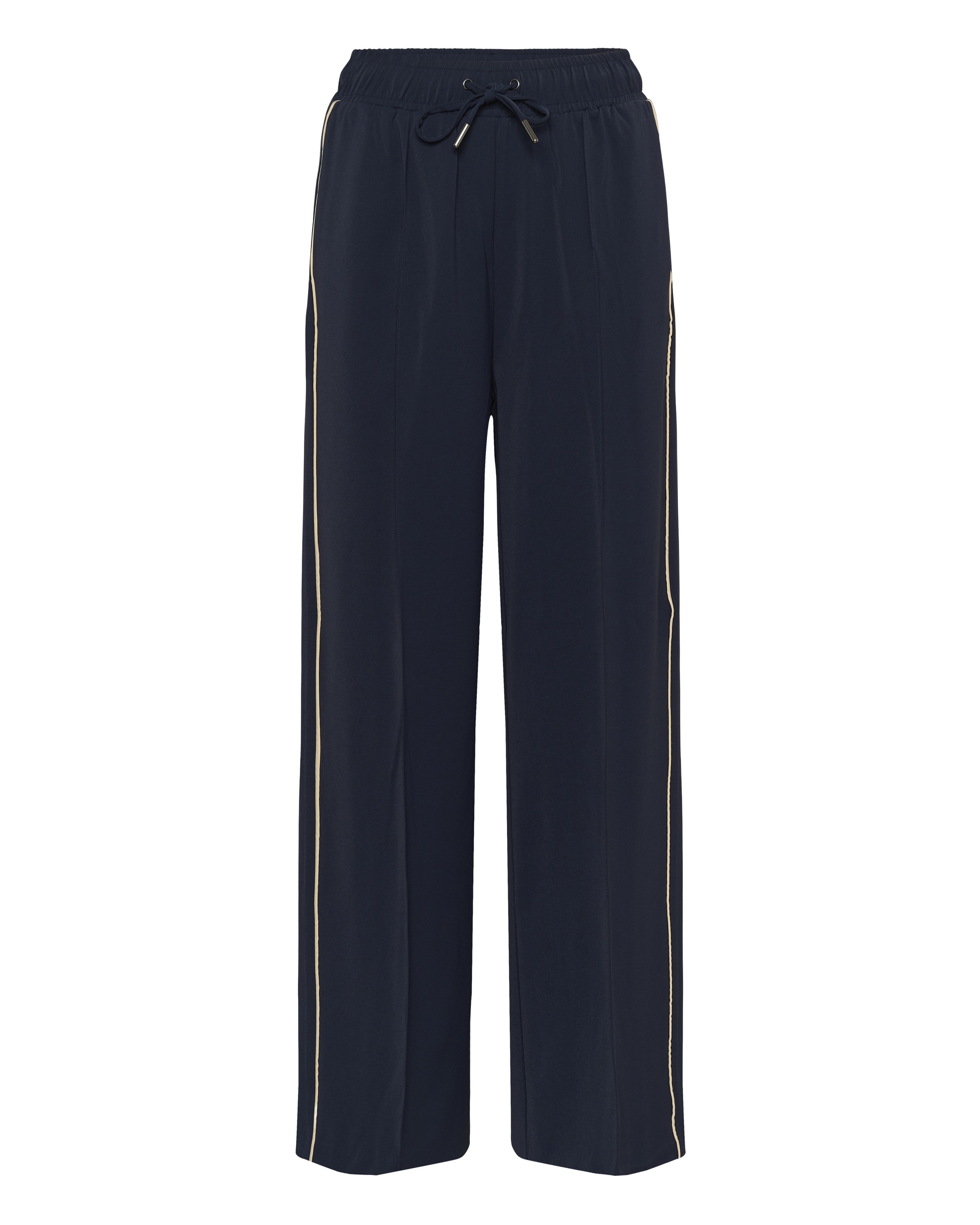 SAINT TROPEZ Wide leg Broek 'SueSZ' in Blauw: voorkant