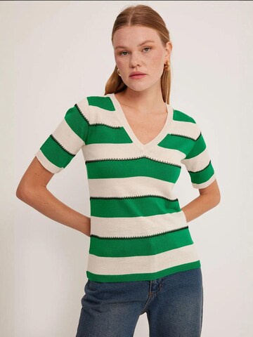 Pull-over Bigdart en vert : devant