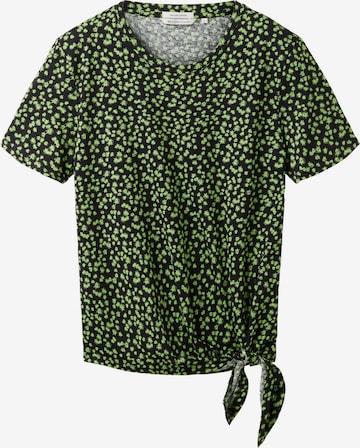 T-shirt TOM TAILOR DENIM en vert : devant