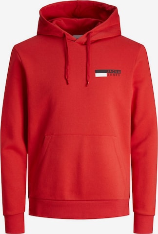 Sweat-shirt JACK & JONES en rouge : devant