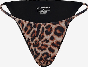 La Michaux Bikini bottom 'FOXY' in Black: front