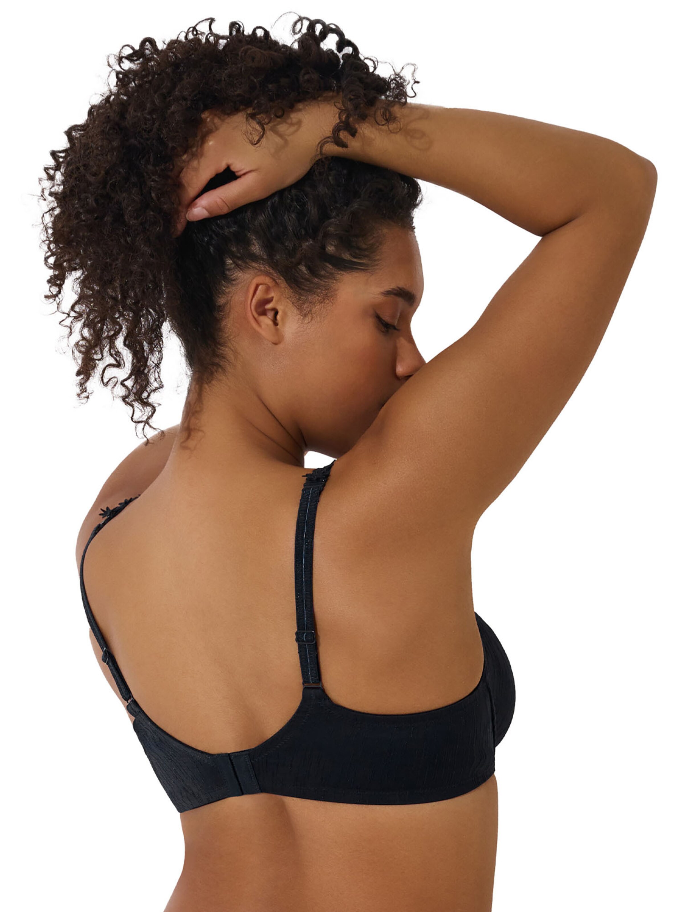 Lisca T-Shirt BH 'Gracia'‌‌‌‌‌‌‌‌‌ in Schwarz