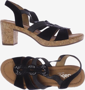GABOR Sandals & High-Heeled Sandals in 38 in Black: front