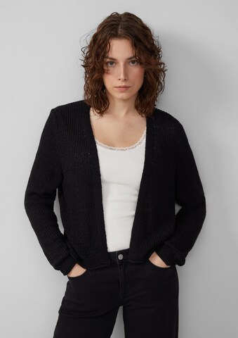 Cardigan QS en noir : devant