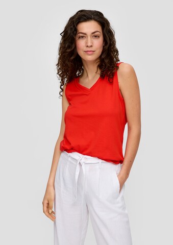 s.Oliver Top in Rot: Vorderseite