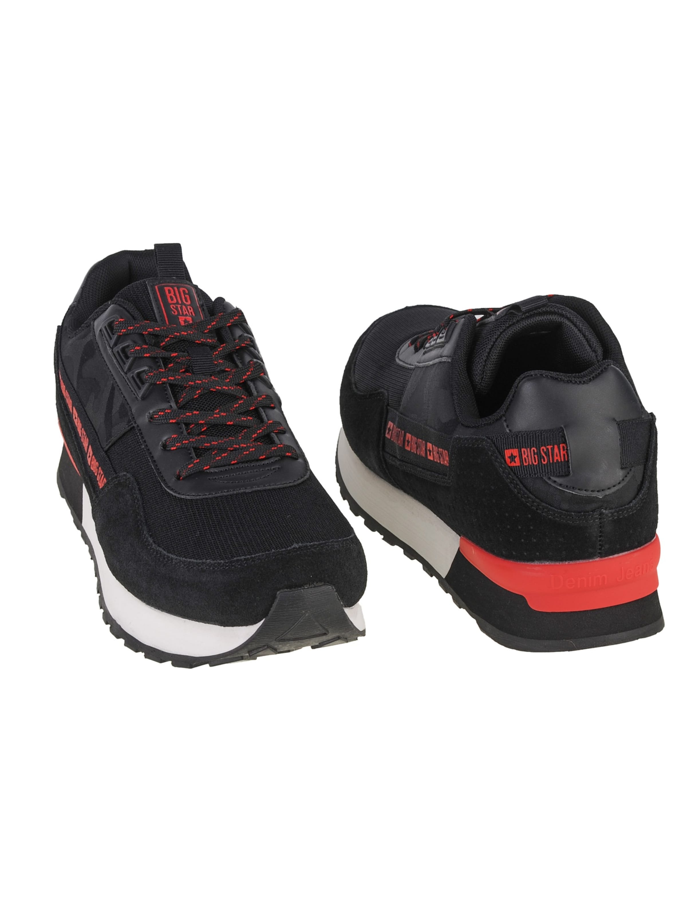 BIG STAR Platform trainers 'Big Star  LL17437' in Black