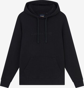 Sweat-shirt Lyle & Scott en noir : devant