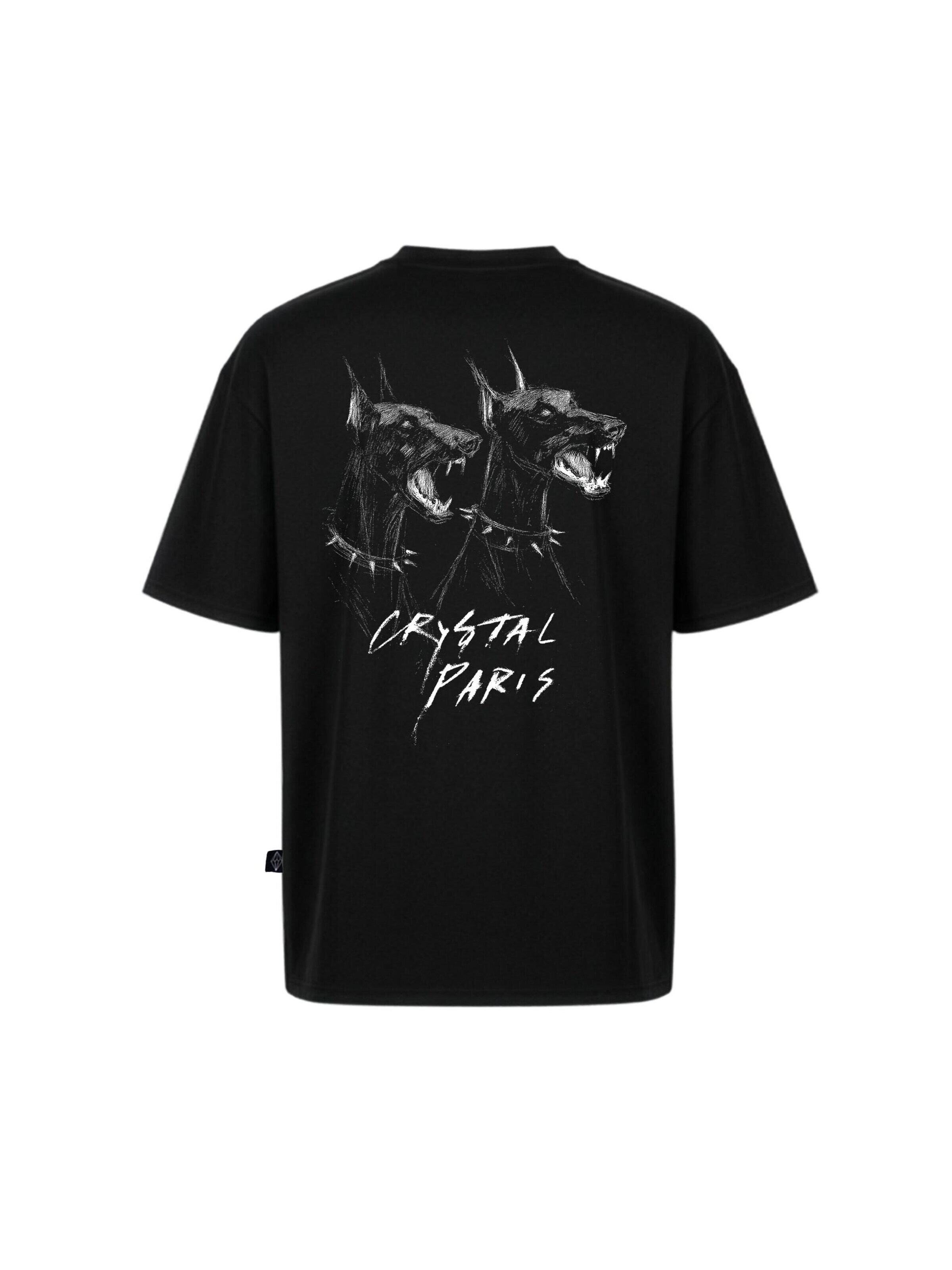 Crystal Paris Shirt 'Dogs' in Black