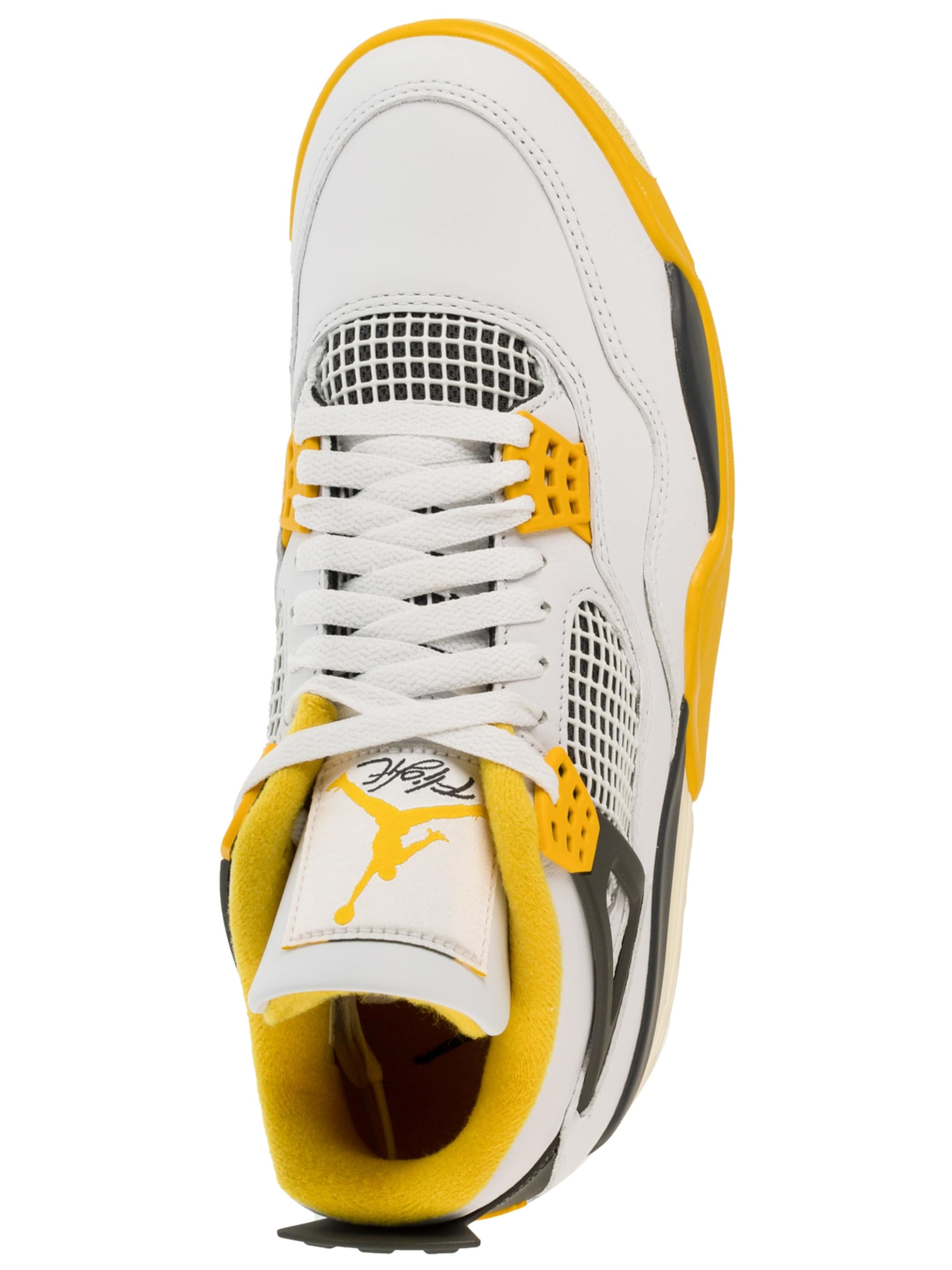 Baskets basses 'Air Jordan 4 Retro' Jordan en blanc