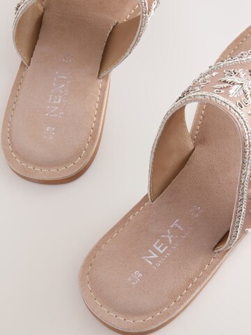 Next T-bar sandals 'Forever Comfort' in Beige
