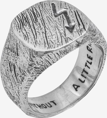 Haze&Glory Ring 'Thunder' in Silver: front