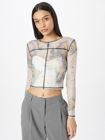 Edikted Shirt in Weiß: Vorderseite