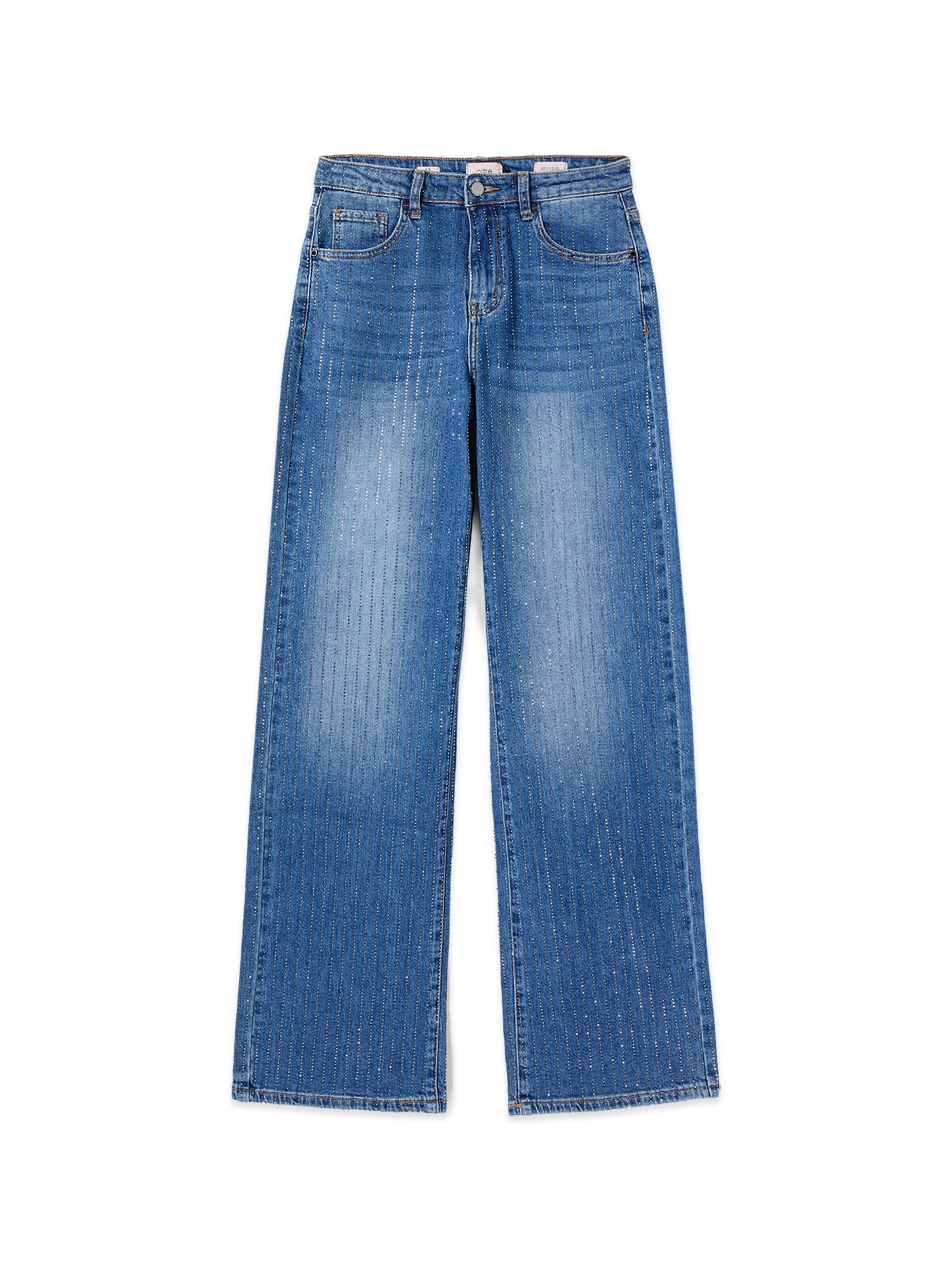 Baggy Jeans di oltre in blu: frontale