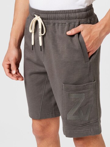 Zadig & Voltaire Regular Trousers 'PARKER' in Grey